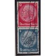 ALEMANIA 1934 ESTAMPILLAS SE-TENANT ZUSAMMENDRUCKE USADAS QUE SON MUCHO MAS ESCASAS MICHEL S165 8 €